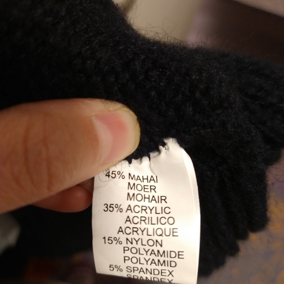 Long Fur-Trim cardigan - Picture 9 of 10